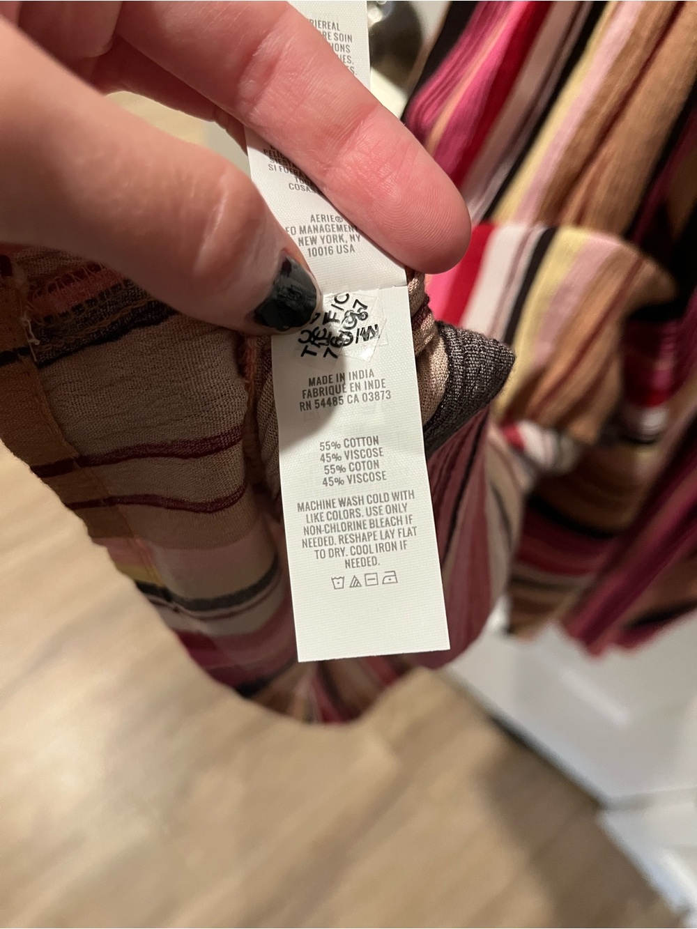 NWT Aerie Striped Maxi Dress with Low Back - Picture 4 of 4